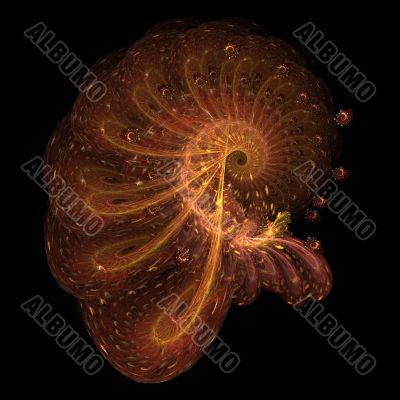 Fractal pseudopods and snail Fractal pseudopods and snail
