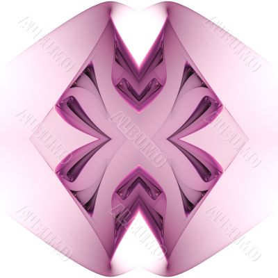 Magenta fractal drape Magenta fractal drape