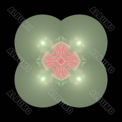Transparent fractal mandala Transparent fractal mandala