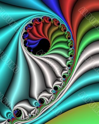 Satin fabric swirls Satin fabric swirls