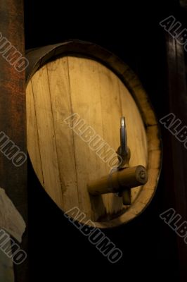 wine barrels