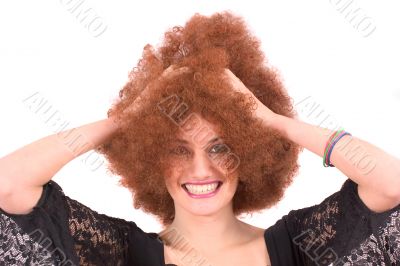 Curly wig fun