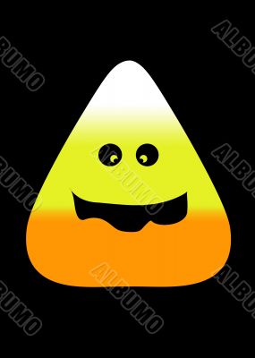 Silly Candy Corn Illustration