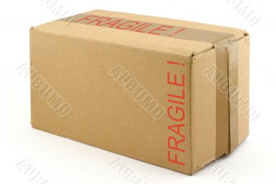fragile cardboard box