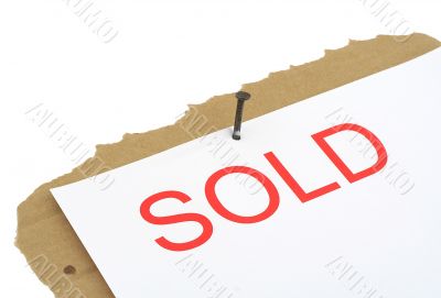 sold property sign