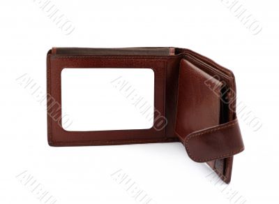brown leather wallet