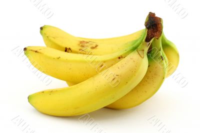 bunch of ripe bananas
