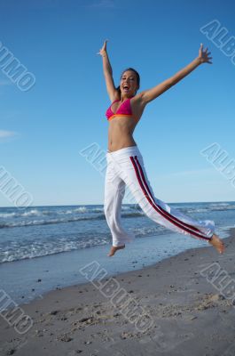 Beautiful Woman at seaside Beautiful Woman at seaside