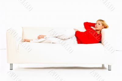 Women on couch