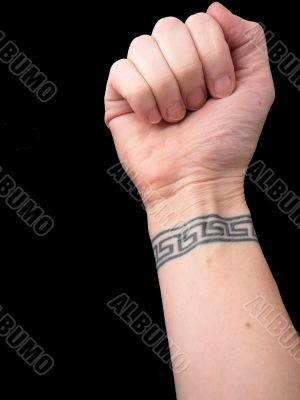 Fist with Wrist Tattoo