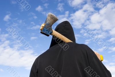 man with the axe