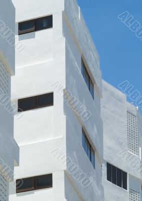 Detail of apartment building