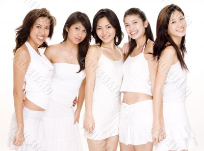 Asian Women In White #4