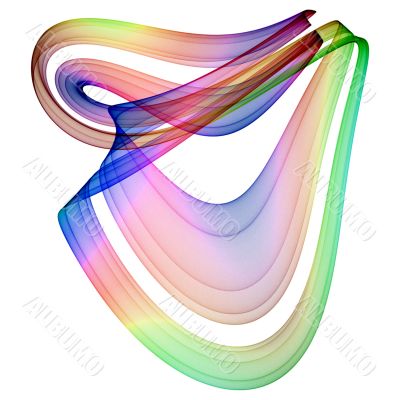 Fantasy rainbow harp
