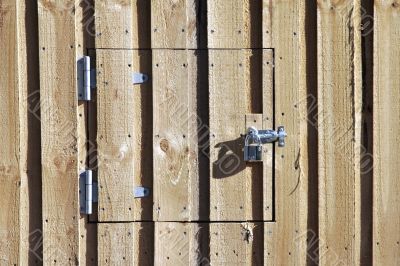 Wood Fence with Lock Wood Fence with Lock