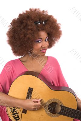 Guitar woman