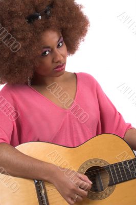 Guitar woman