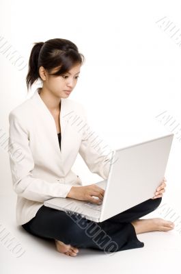 Girl With Laptop 4