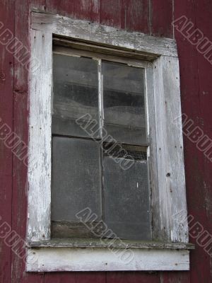 Old barn window