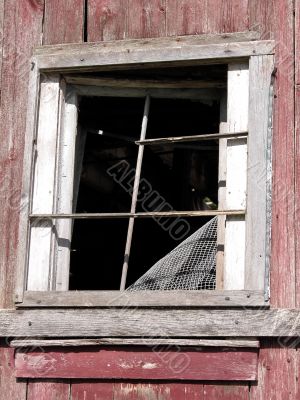 Old barn window Old barn window