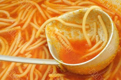tomato soup close-up