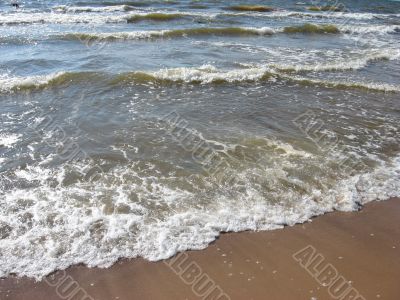 beautiful sea surf