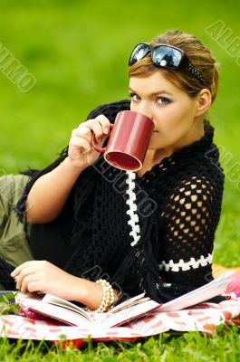 Woman on Picnic