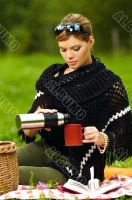 Woman on Picnic