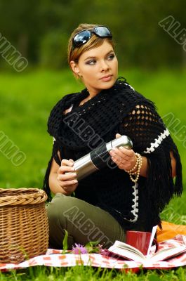 Woman on Picnic