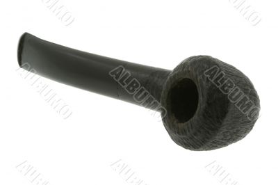 old pipe on pure white background