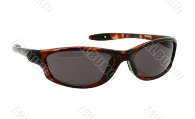sunglasses on pure white background