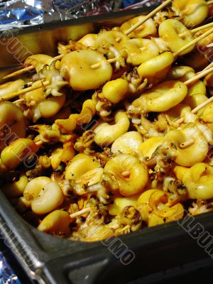 Tasty kebabs from Thailand Tasty kebabs from Thailand