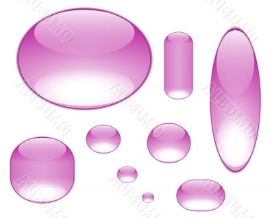 purple aqua bubble