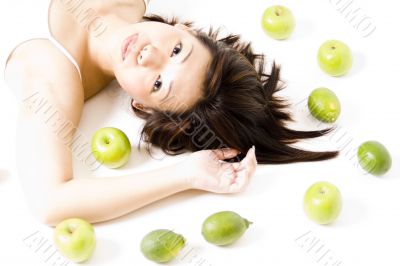 Girl With Fruit 4
