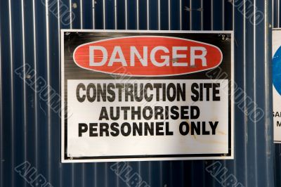 danger sign danger sign