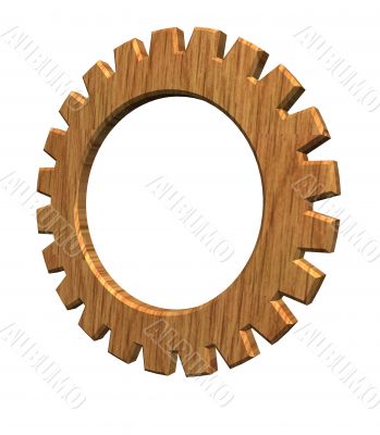 wooden gear