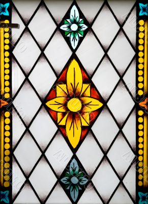 Stained-glass panel in the museum 5