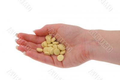 handful of pills