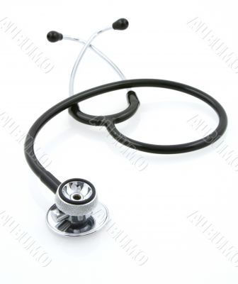 stethoscope on white