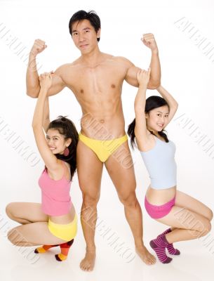 Guy and Two Girls