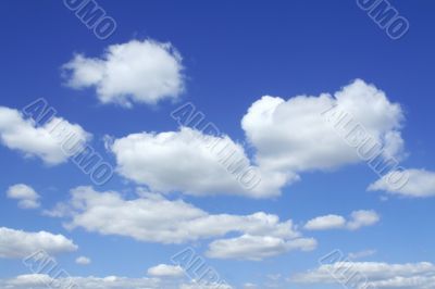 beautiful vivid sky with clouds