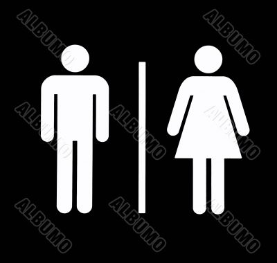 Unisex Bathroom Symbol