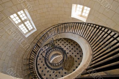sumptuous lighthouse stairway