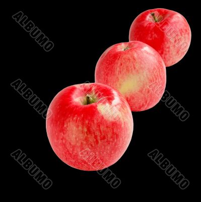 red apples