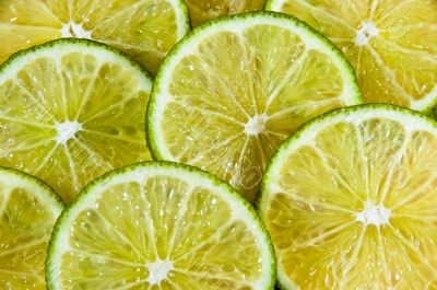 Lime Fruit Slice Background