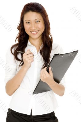 Woman With Clipboard Woman With Clipboard