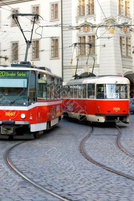Prague Trolley Cars