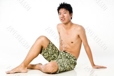 Asian Man In Shorts Asian Man In Shorts