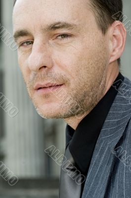 Businessman Up Close Businessman Up Close