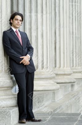 Businessman Outside Businessman Outside